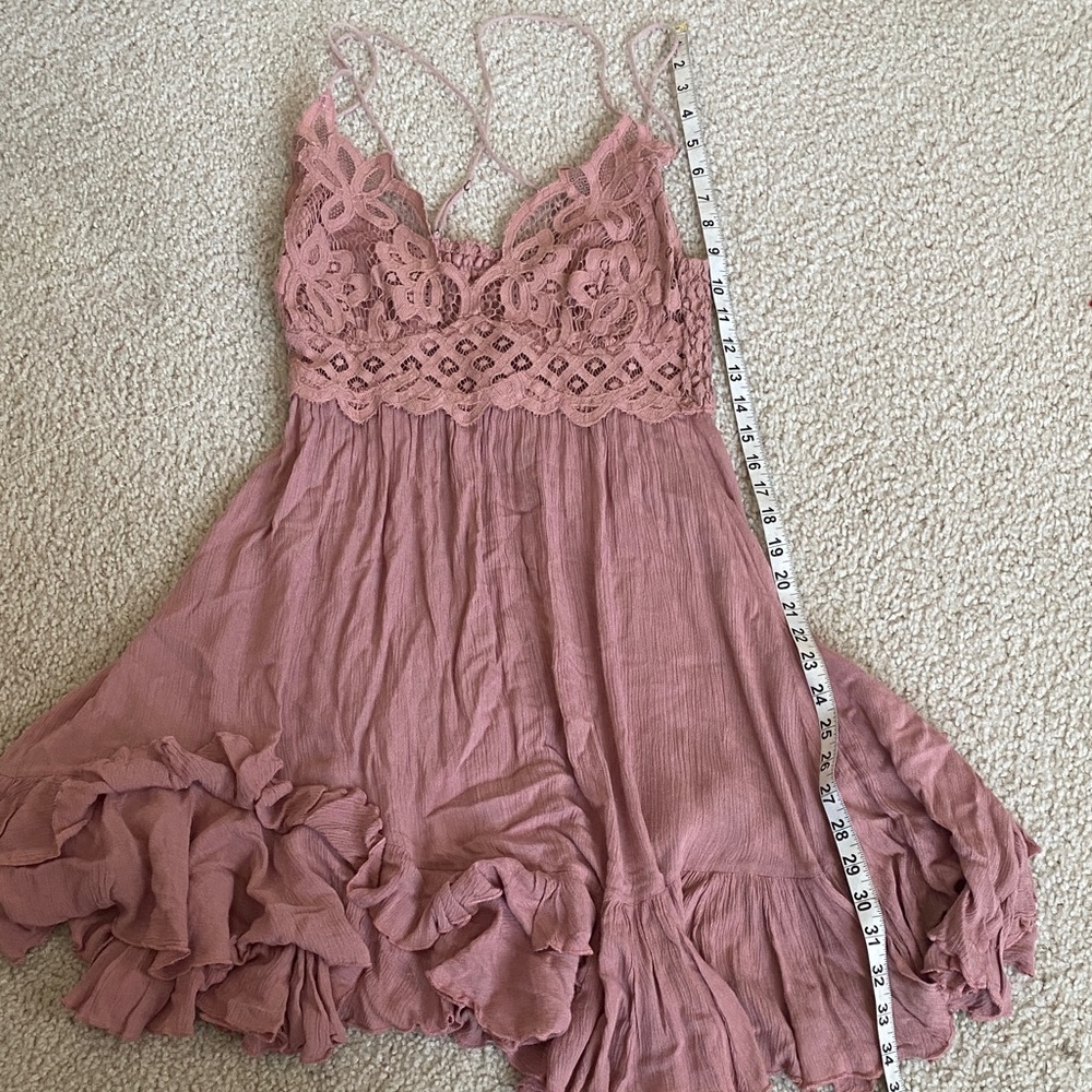 Free people summer flirty Lace Trim DressM/L